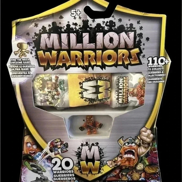 Million Warriors Set of Twenty/ with Launcher New in Original Packaging - Picture 2 of 4